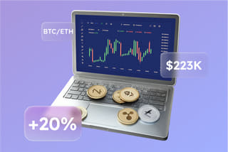 Technology visualization of an AI automated trading system on Vestral Bondholm